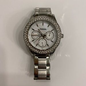 Stainless steel fossil watch